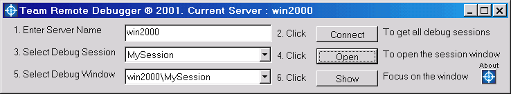 Team Remote Debugger Features